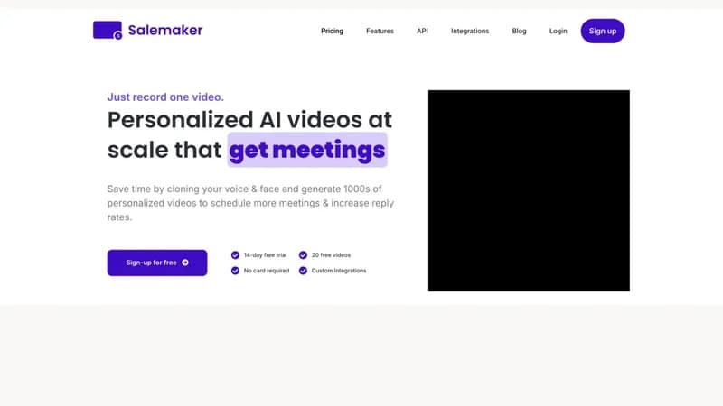 Salemaker screenshot