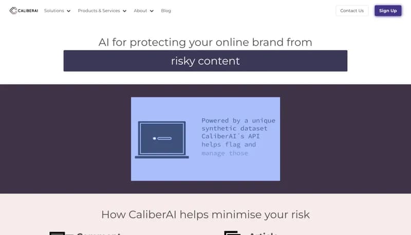CaliberAI screenshot