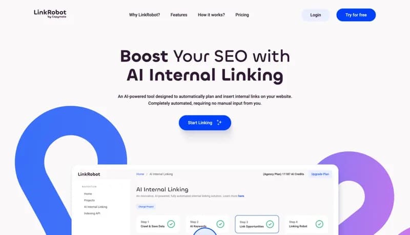 LinkRobot screenshot