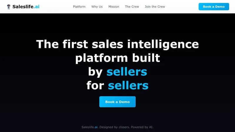 saleslife.ai website