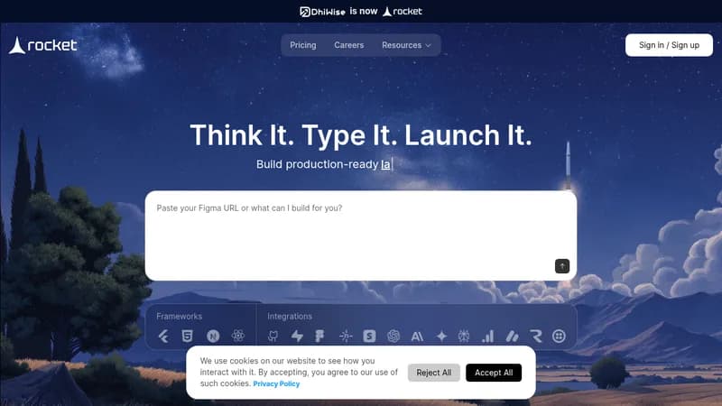 rocket website