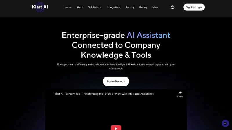 Klart AI screenshot