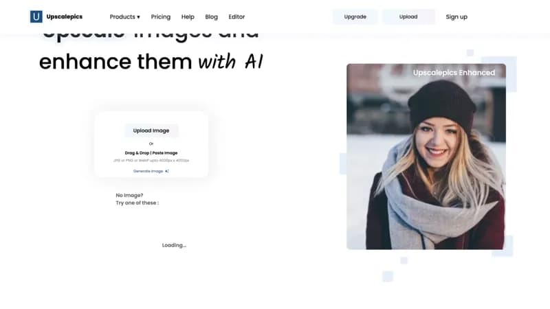 Upscalepics screenshot