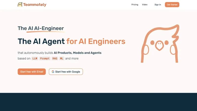 Teammately screenshot