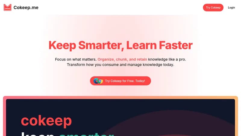 cokeep website