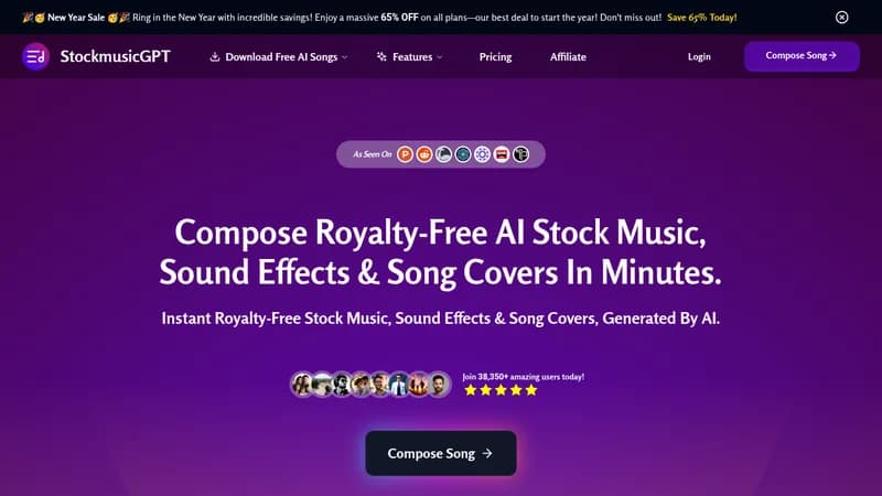 stockmusicgpt website