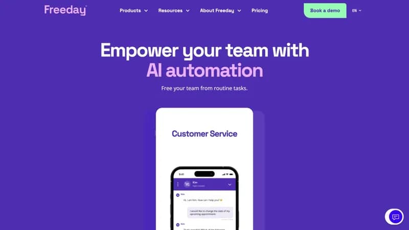 Freeday AI screenshot