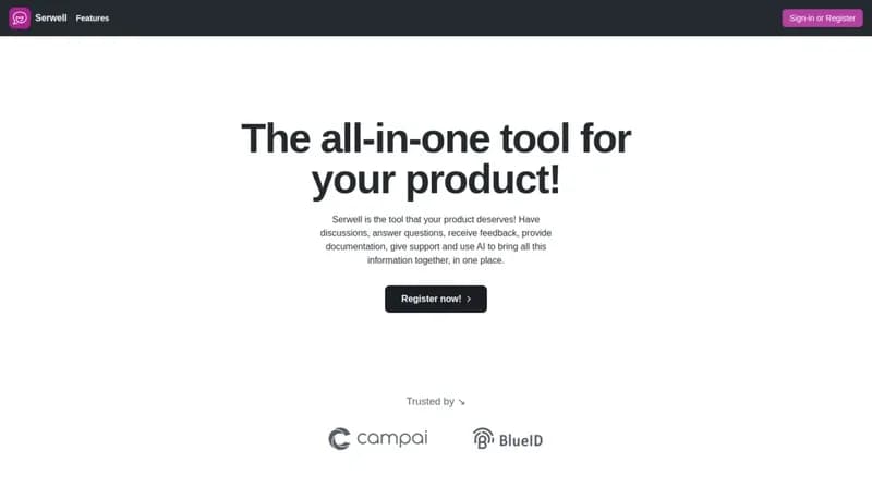 Serwell screenshot