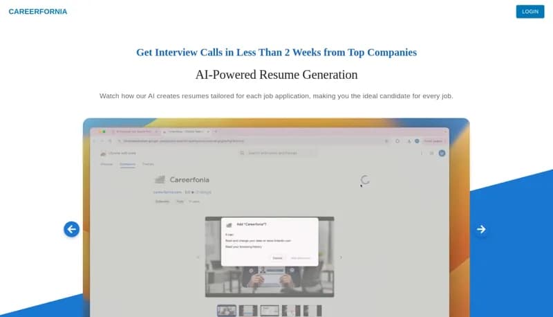 Careerfornia screenshot