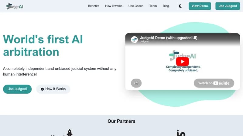 judgeai website