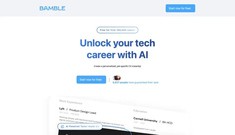 Bamble screenshot