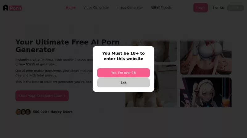 AIPorn.net screenshot