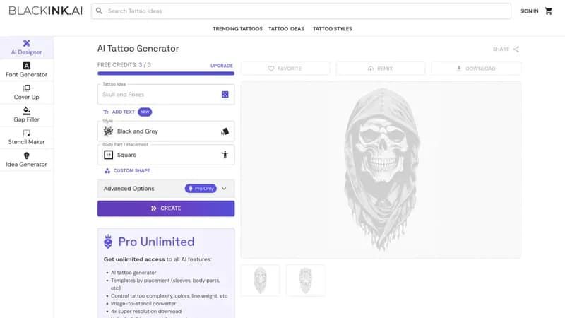 BlackInk AI screenshot