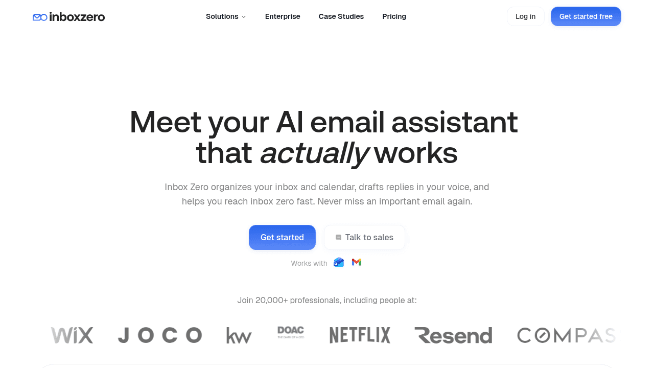 inbox zero website