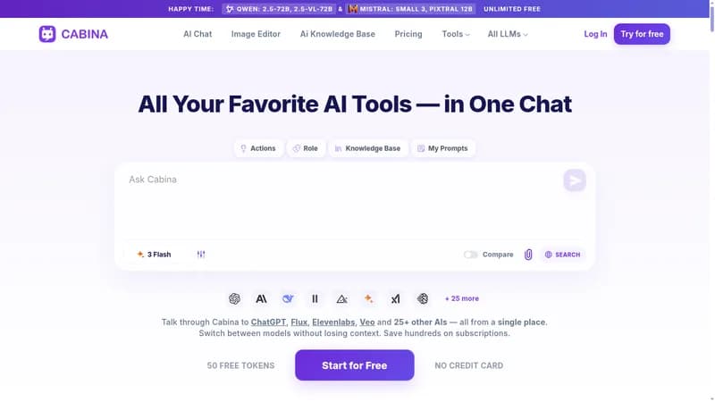 cabina.ai website