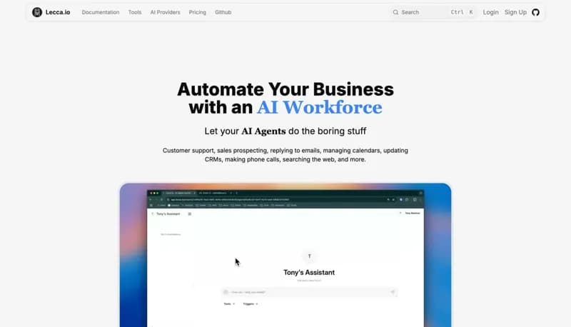 Lecca.io screenshot