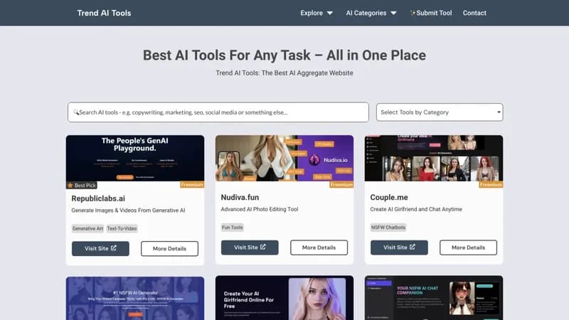Trend AI Tools screenshot