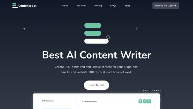 contentobot website