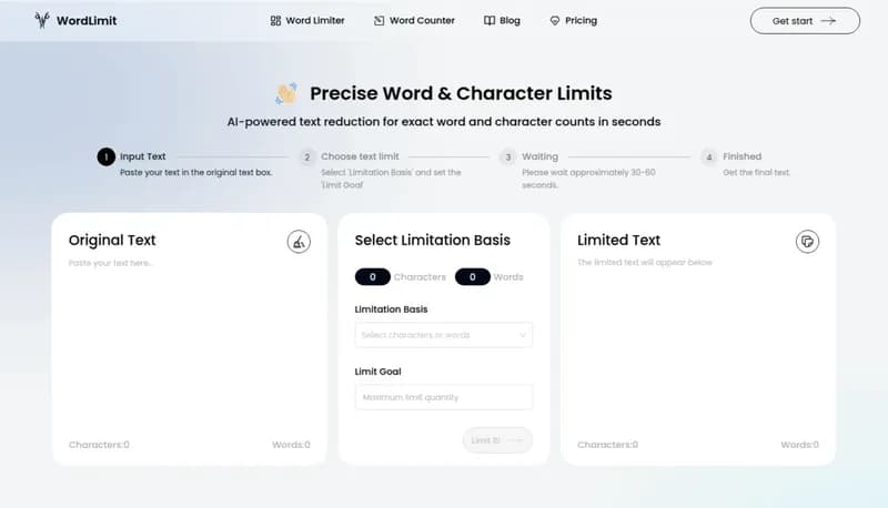 WordLimit screenshot