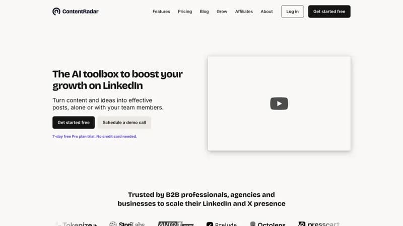 ContentRadar screenshot