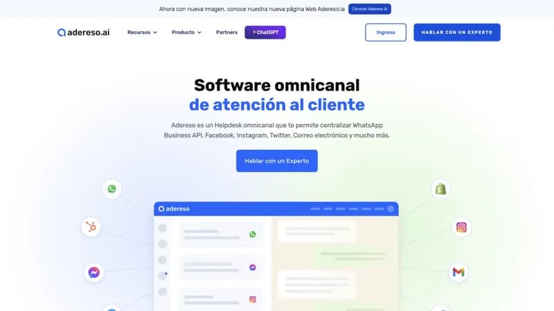 Adereso screenshot