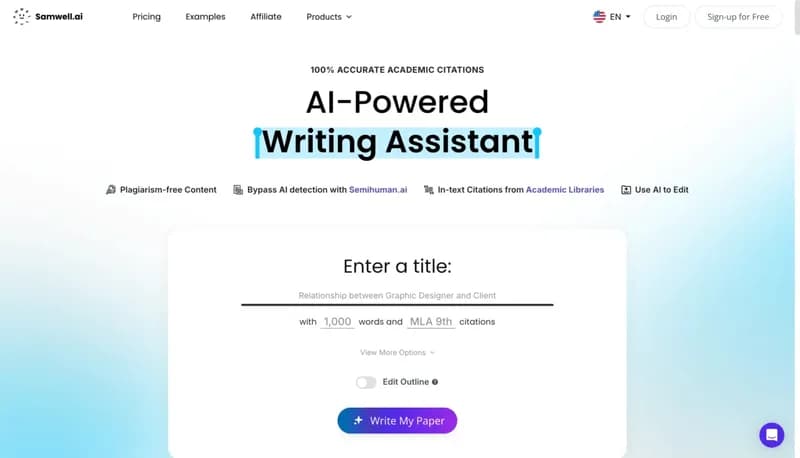 Samwell AI screenshot