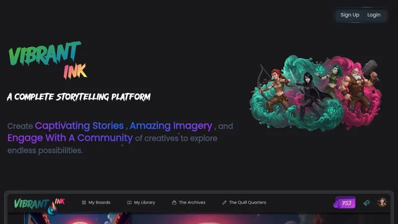 vibrant ink website