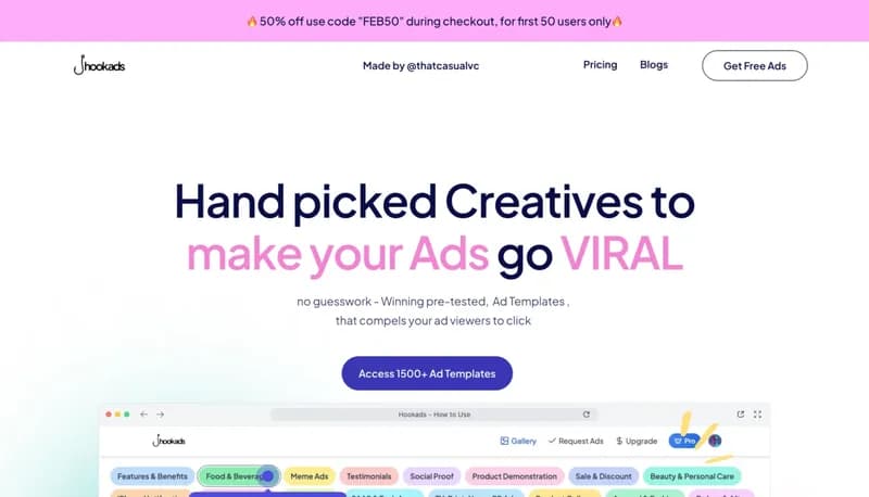 HookAds AI screenshot
