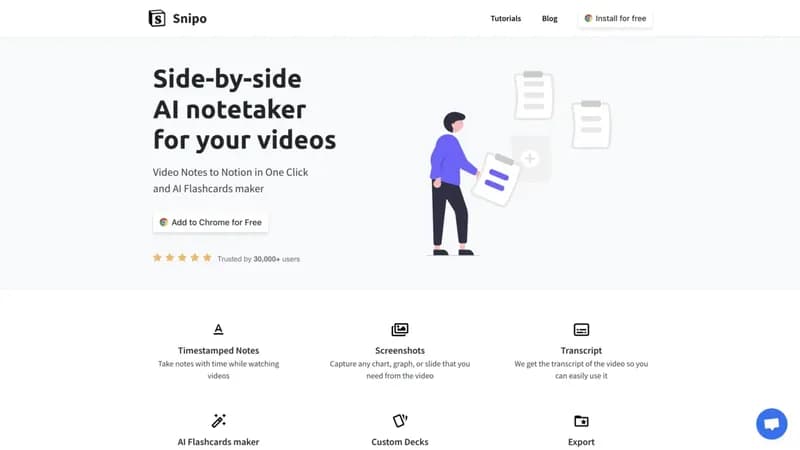 Snipo screenshot