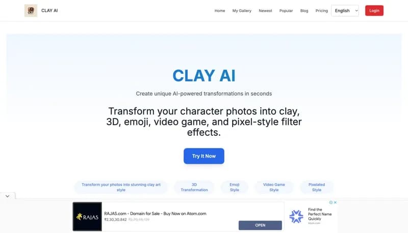 Clay AI screenshot