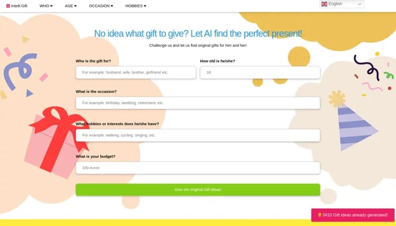 Intelli.Gift screenshot