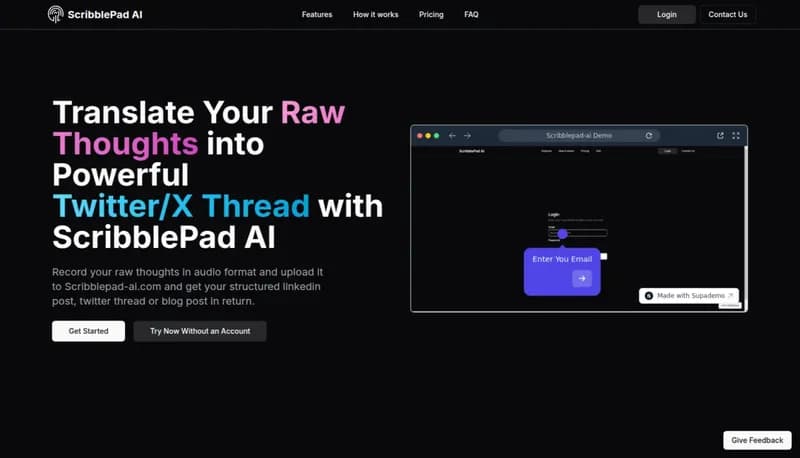 ScribblePad AI screenshot
