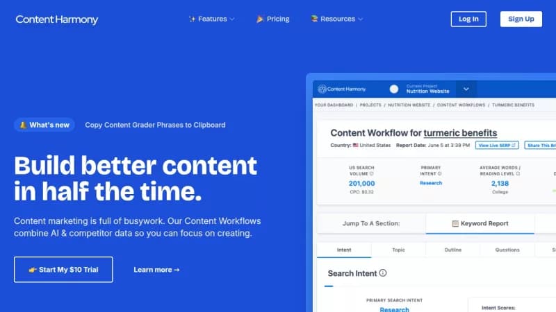 Content Harmony screenshot