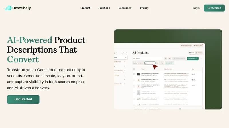 describely website