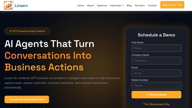 livserv.ai website