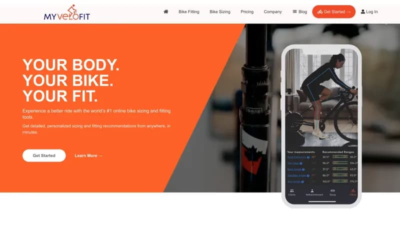 MyVeloFit screenshot