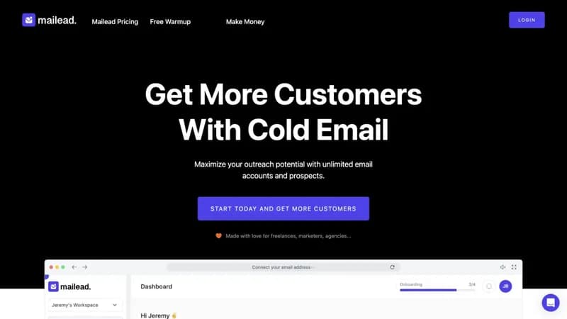 Mailead.io screenshot