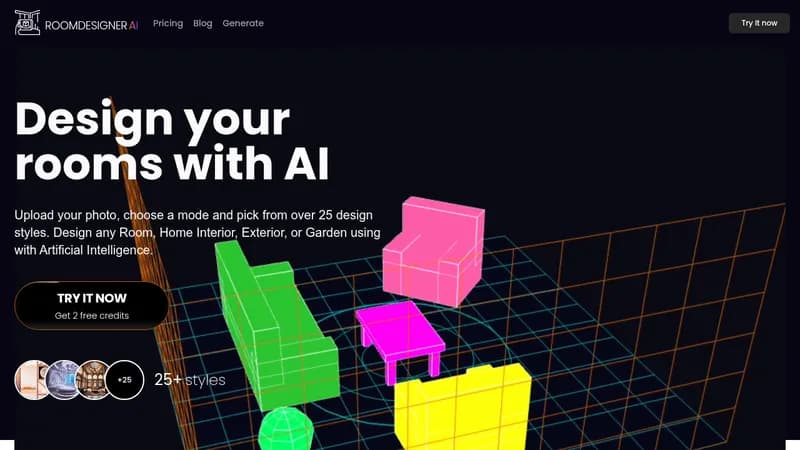 roomdesigner.ai website