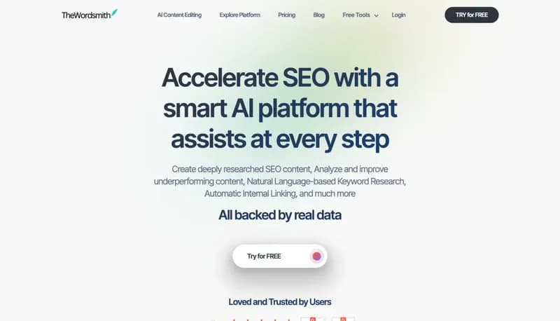 TheWordsmith.ai screenshot