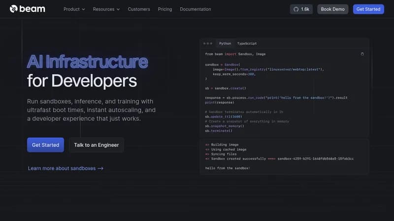 beam website