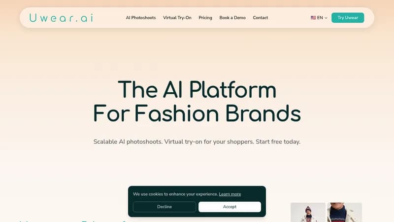 uwear.ai website