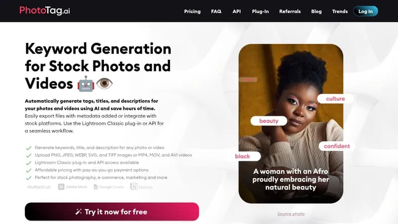phototag.ai website
