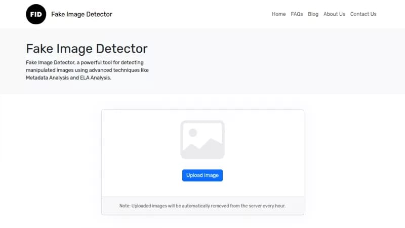 Fake Image Detector screenshot
