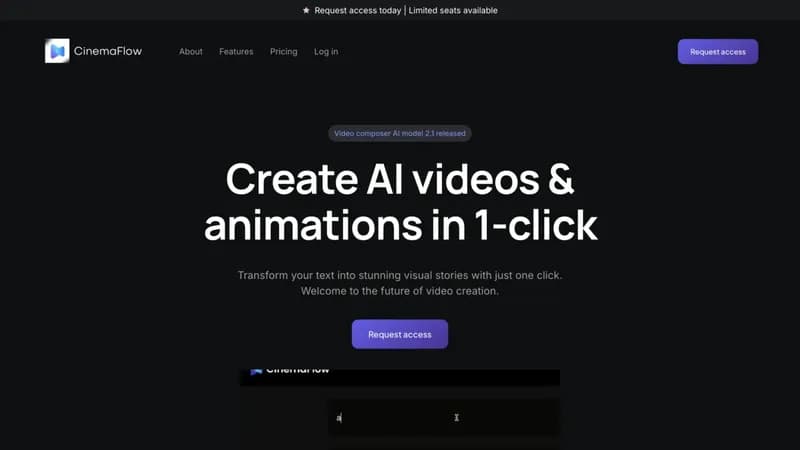 CinemaFlow AI screenshot