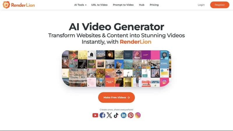 RenderLion screenshot