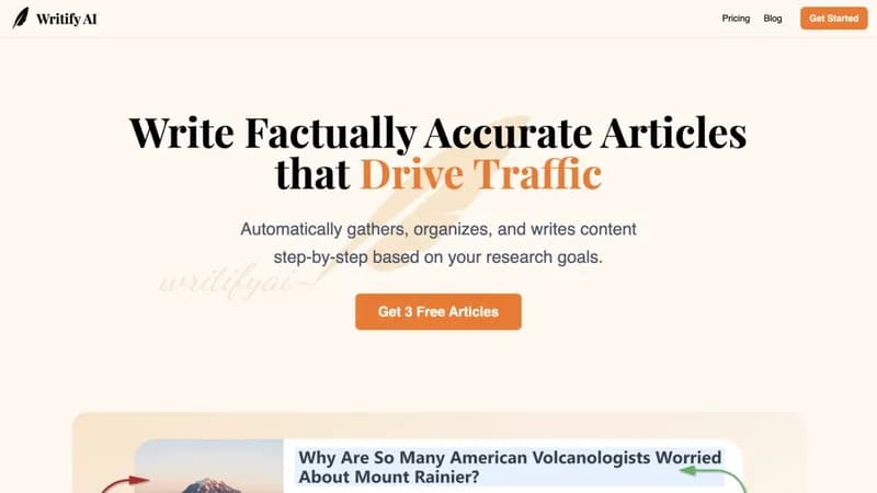 Writify AI screenshot