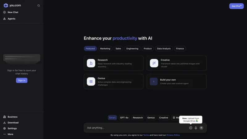 You.com screenshot