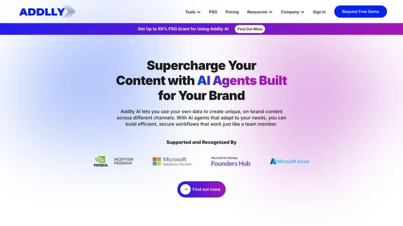 Addlly AI screenshot