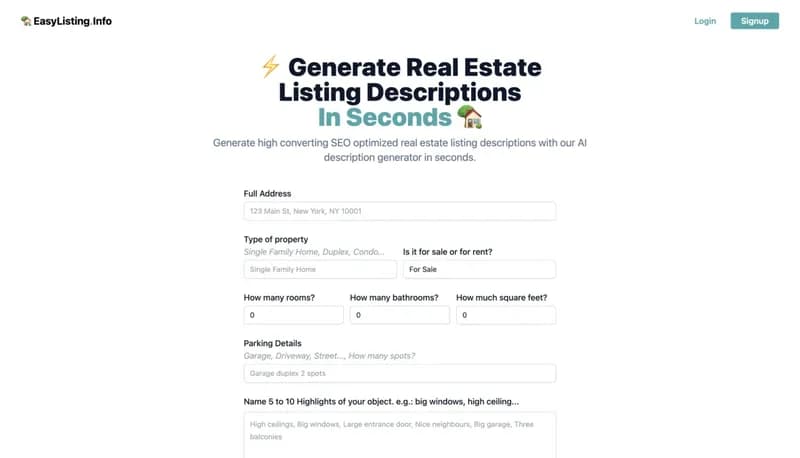EasyListing.Info screenshot