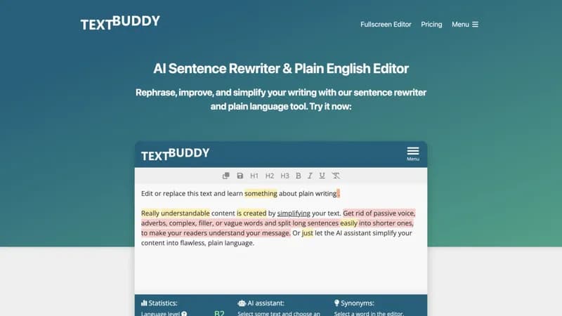 Textbuddy screenshot